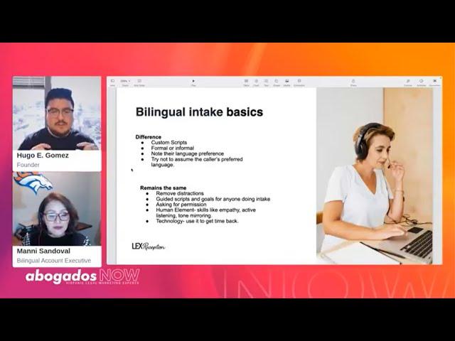 Best Practices in Bilingual Intake | Abogados NOW