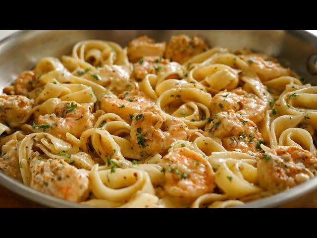 Creamy Shrimp Alfredo Pasta Recipe