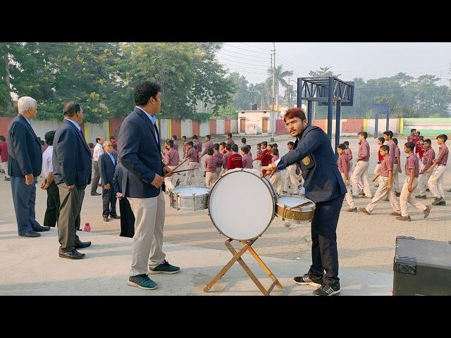 DAV CENTENARY PUBLIC SCHOOL , AMLOHRI 14TH NOV 2019 Drum Beating STUDENT'S Dispersal after Assembly