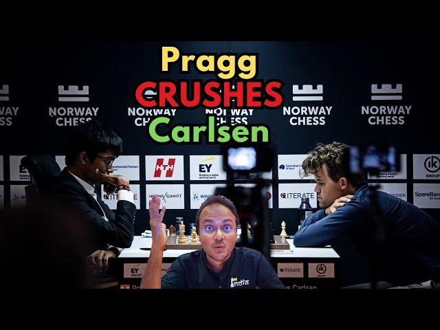 Praggnanandhaa stuns Magnus Carlsen | First win in Classical Chess | Norway Chess 2024