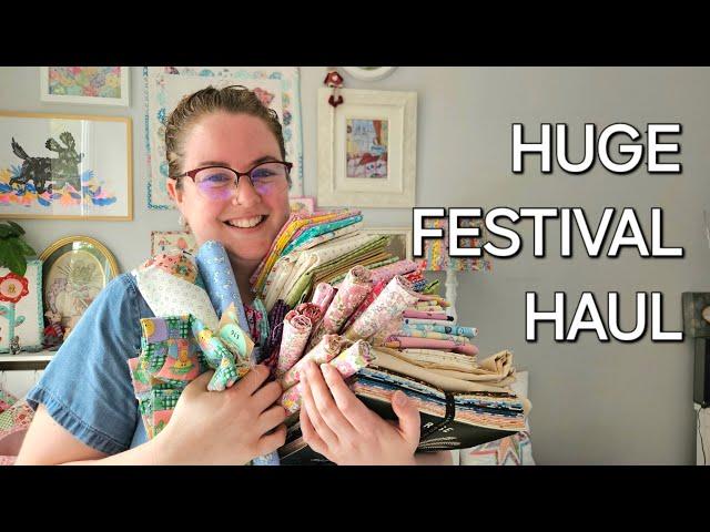 FESTIVAL OF QUILTS HAUL | 2024 | Fabrics Galore!