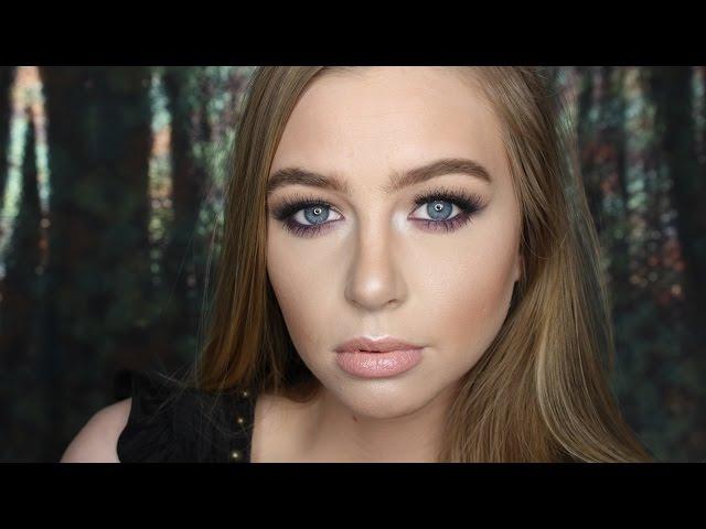 Purple Lower Lash Line Makeup Tutorial | Kayla Jasmin