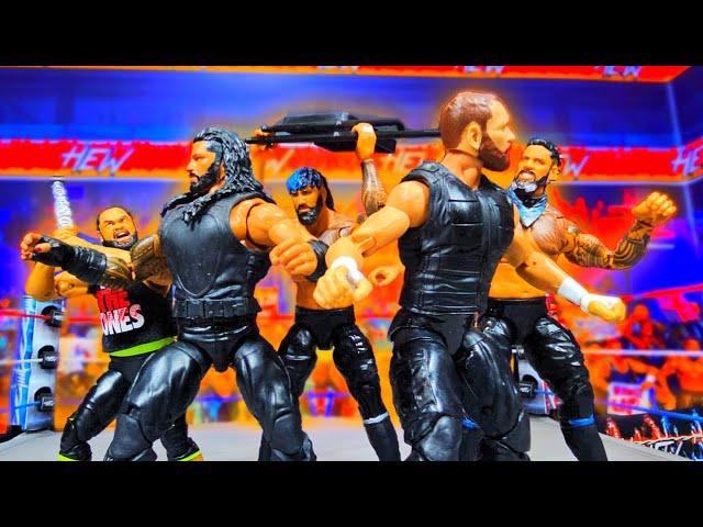 Shield Meets NEW Bloodline! WWE Action Figure Show!