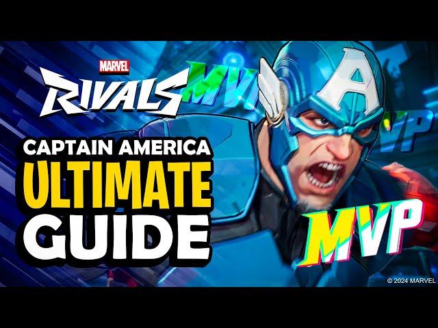 Ultimate Captain America Guide! Marvel Rivals | Gameplay, Abilities & Tips!