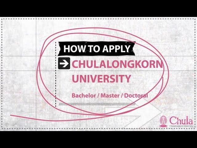 CHULALONGKORN UNIVERSITY | HOW TO APPLY