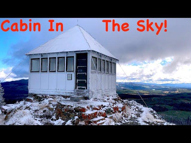 Fire Lookout Cabin Canada Greenstone Mountain Kamloops British Columbia