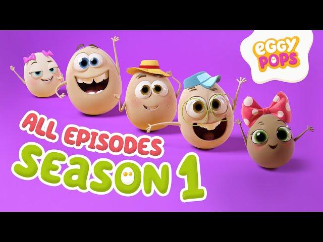 EggyPops | Season 1 - All Episodes - Funny Cartoons