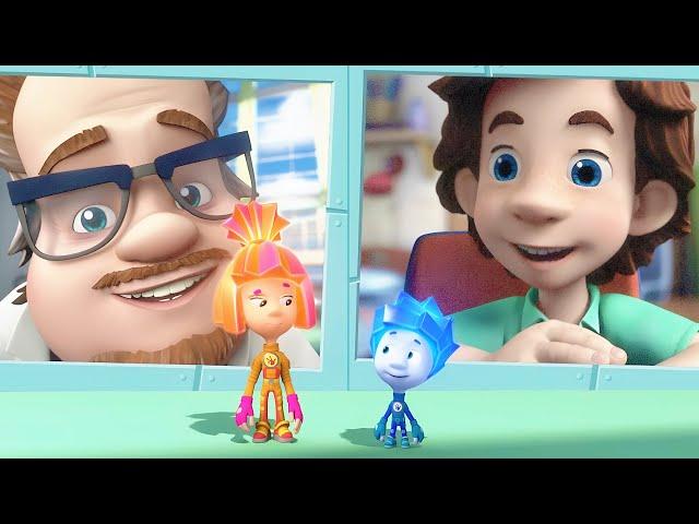 Tom Thomas and Professor Eugenius meet for the first time! | The Fixies | Animation for Kids
