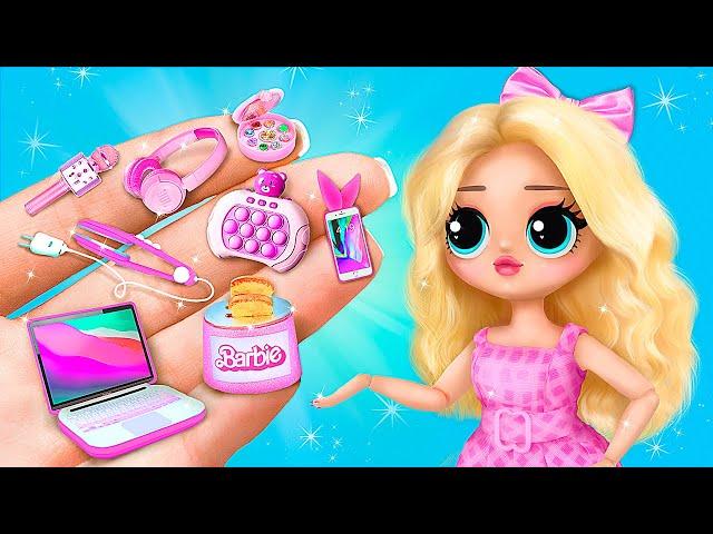 Miniature Gadgets for Barbie Girl - 30 Ideas for LOL