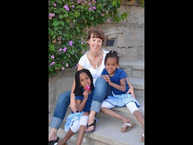 Twin girl's 1st trip back to Ethiopia, 4 yrs post adoption. (2012)