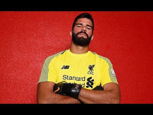 THE NEW NUMBER 1 LIVERPOOL GOALKEEPER Allison Becker