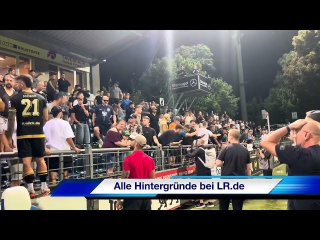 SPIELERFRAU ATTACKIERT Nach SV Babelsberg gegen Energie Cottbus gab es Tumulte auf der Haupttribüne