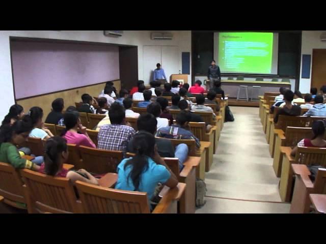 Android app Prasantation at Nirma Collage/University by Amar InfoTech