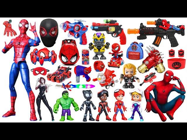 Marvel Spiderman Collection Unboxing Review | Spider Bot | Spiderman RC Motorcycle | Marvel toy gun