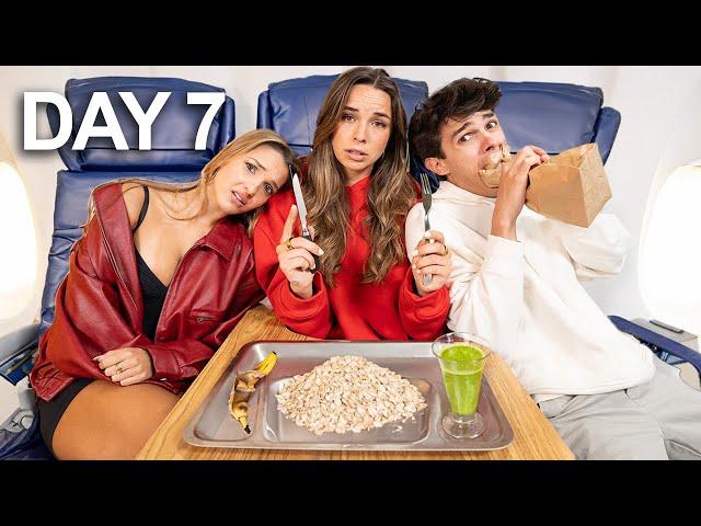 EATING ONLY AIRPLANE FOOD FOR 7 DAYS