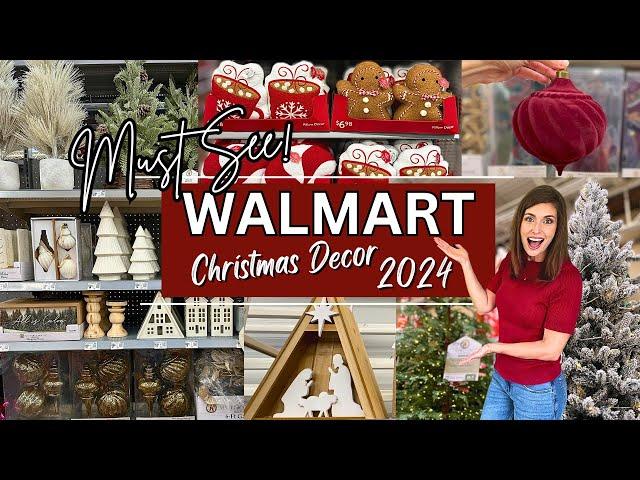 WOW! Walmart Christmas Decor 2024 – Must See Finds! | Christmas Shop with Me.