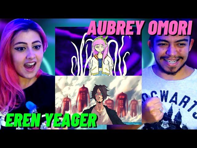 REACT 2 EM 1 - Rodrigo Zin | Eren Yeager |  Aubrey (Omori) | CASALZINHO