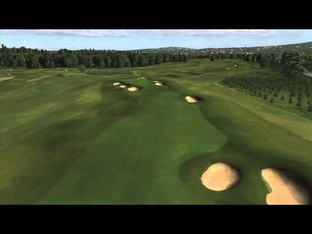 9th Hole overview of the Montgomerie Course with Shane O' Donoghue