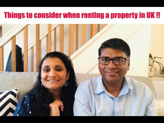 Things to consider when renting a property in UK | Indian mom in London VLOG