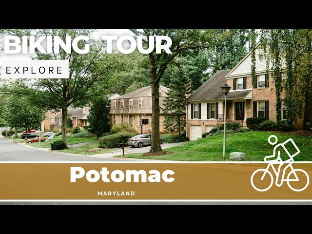 Potomac Neighborhood - Maryland - Silent Biking Tour - 4K - Millionaire and Billionaire Homes