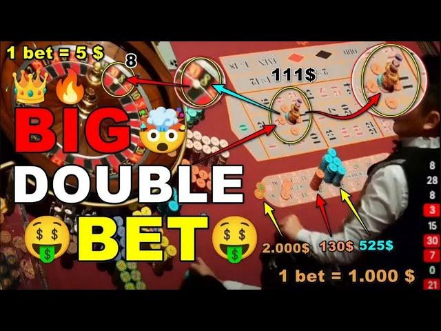 Live Roulette|Exclusive Big Double Bet Saturday 111$ Bet Hot table at Las Vegas CASINO2024-09-15