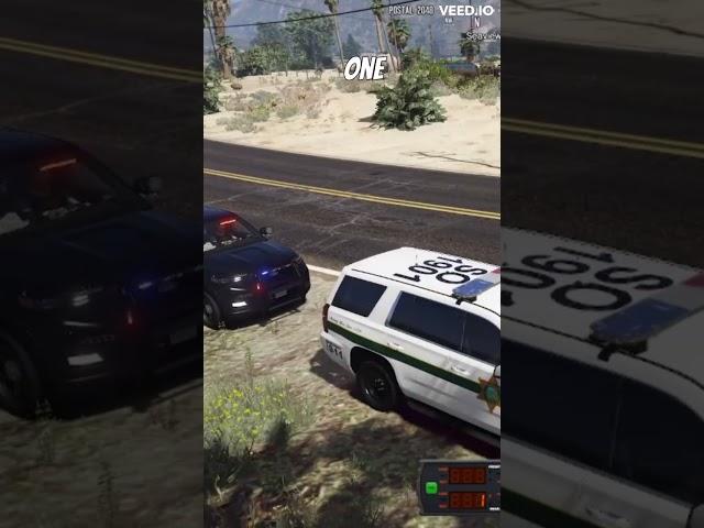 I got the sheriff speeding on radar - Pulled him over #shorts #fivem #gta5