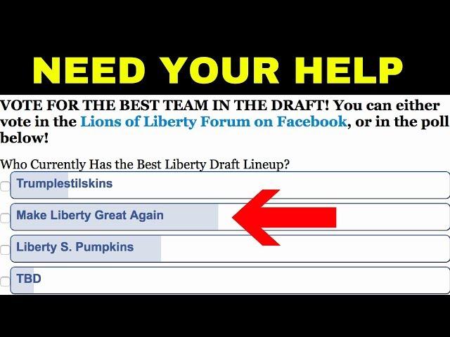 LIONS OF LIBERTY NEEDS OUR HELP NOW!