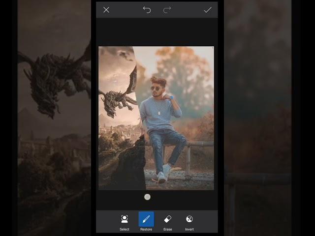 how to photo edit in picsart | picsart photo editing background change new style | #shorts #viral