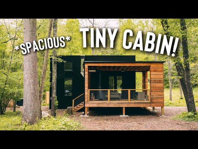 Spacious TINY HOUSE w/ Hidden Loft! | Mod Cabins Tiny Home Tour!