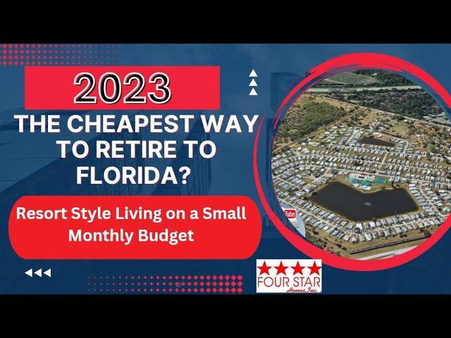 2023 Florida Manufactured Homes!  55+ Resort Retirement on a Small Budget. Mobile Home Living.