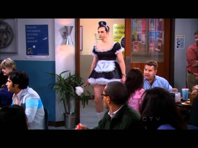 The Big Bang Theory ~ Sheldon in French Maid costume