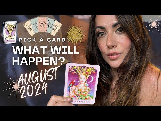 What Will Happen? August 2024 Psychic Prediction and Manifestation Pick a Card