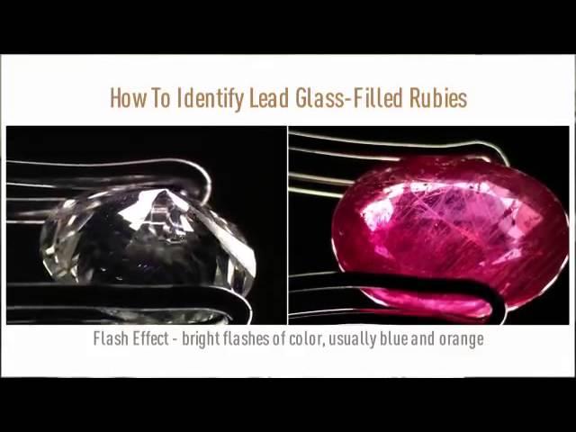 How to Classify a Lead Glass–Filled Ruby by GIA