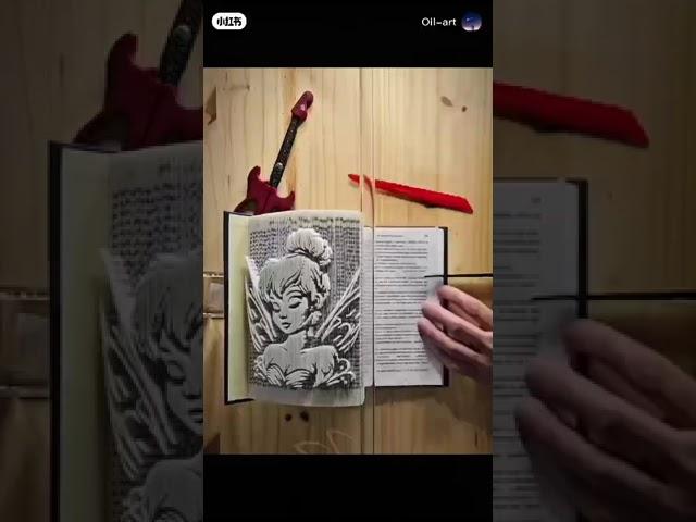 Brilliant art with book amazing technic