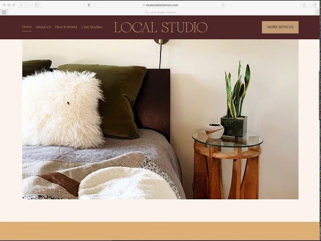 Local Studio website design