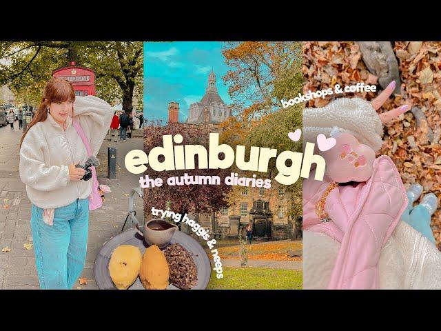 cozy autumn diaries  ep.2 Exploring Edinburgh, the worlds most autumnal city | Scotland Travel Vlog