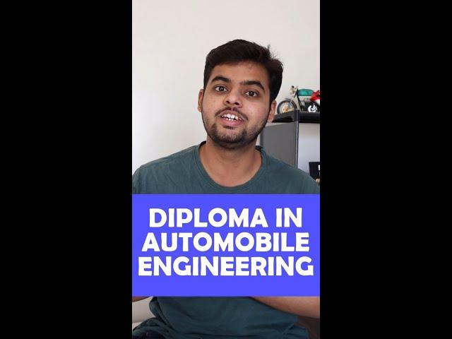 Diploma In Automobile Engineering