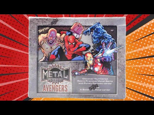 OUR PRICIEST MARVEL BOX YET! Opening a 2024 Upper Deck Marvel Avengers Metal Universe Hobby Box!