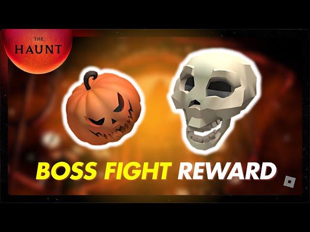 ROBLOX EVENT | How to get Evil Pumpkin & Friendly Skeleton in The Haunt on Roblox (BOSS FIGHT)