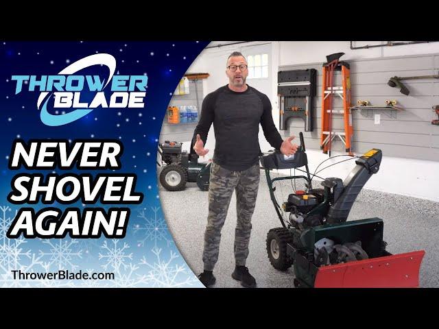 Never Shovel Snow Again | ThrowerBlade is Snow Blower Innovation