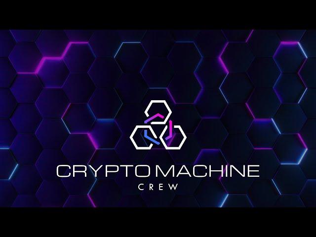 CRYPTO MACHINE CREW | LIVE  THE FUTURE, is NOW! #BTC #PLS 