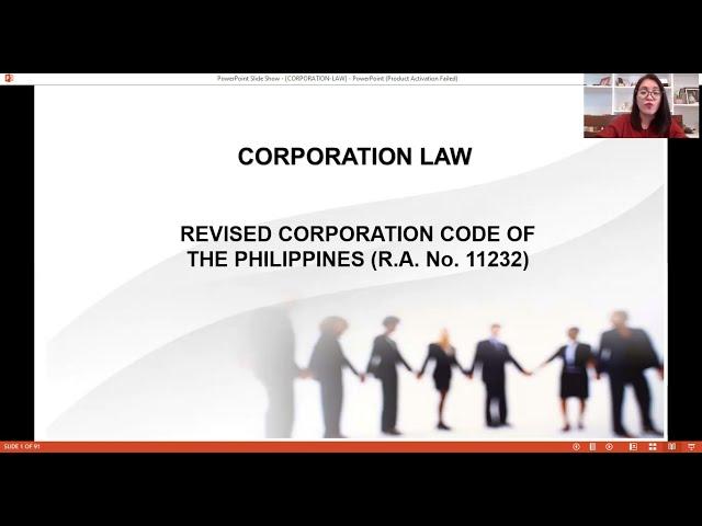 CORPORATION LAW: BASIC CONCEPTS