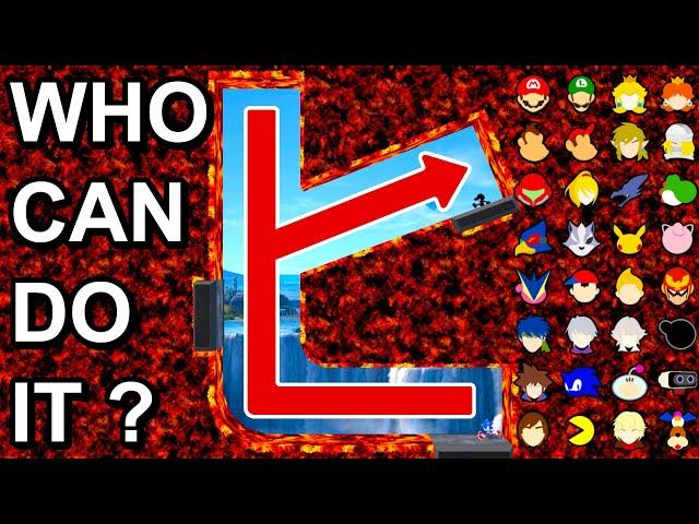 Who Can Make It? Lava "HI" Tunnel  ? - Super Smash Bros. Ultimate