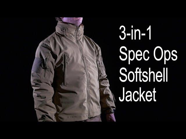 3-in-1 Spec Ops Soft Shell Jacket Rothco Product Breakdown