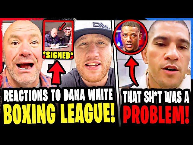 MMA Community REACTS to Dana White's NEW BOXING LEAGUE! Alex Pereira BREAKS SILENCE! UFC 313