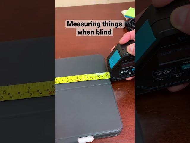 Talking Tape Measure for the Blind and Visually Impaired