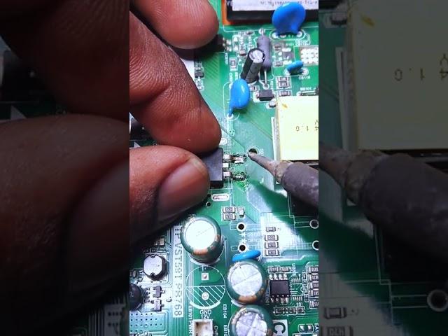 How to soldering smd transistor #shorts