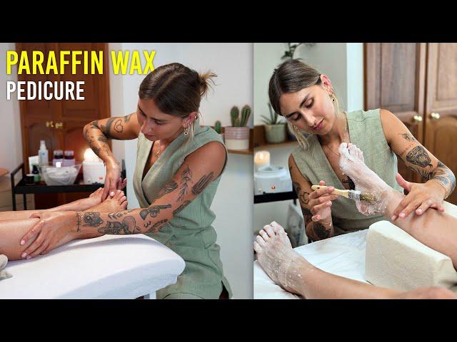 Relaxing Luxury Paraffin Wax Pedicure Tutorial