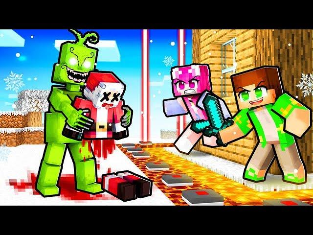 Cea Mai SECURIZATA Baza de *CRACIUN* vs Grinch Malefic pe Minecraft...