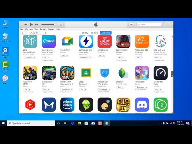 iTunes APPS Store Download By PC New Update Windows 10 Bit64 2022